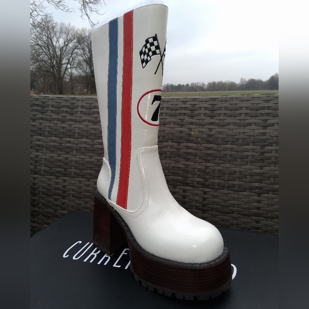 Current Mood® Raceway Babe Platform Boots - Picture 5 of 5